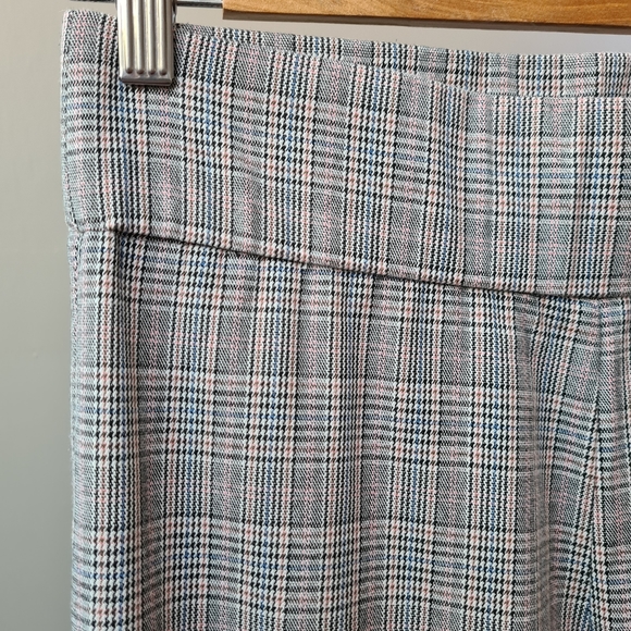 Zara plaid pants high waist skinny fit - Picture 6 of 11